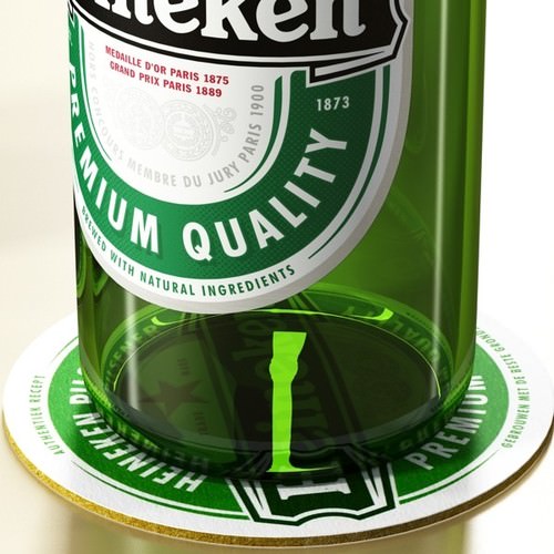 Heineken Beer Collection 3D Model .max .obj .3ds .fbx
