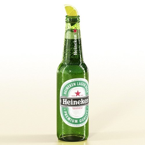 Heineken Beer Collection 3D Model .max .obj .3ds .fbx