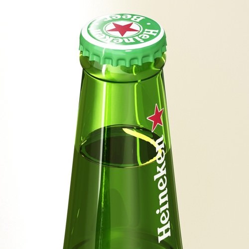 Heineken Beer Collection 3D Model .max .obj .3ds .fbx