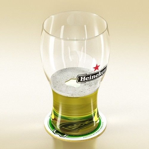 Heineken Beer Collection 3D Model .max .obj .3ds .fbx