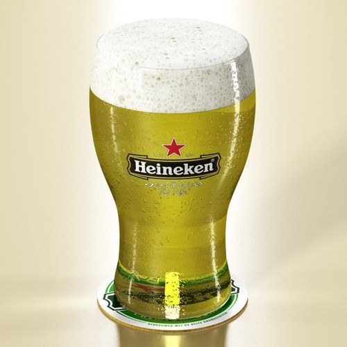 Heineken Beer Collection 3D Model .max .obj .3ds .fbx