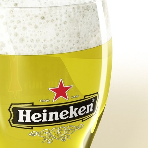 Heineken Beer Collection 3D Model .max .obj .3ds .fbx