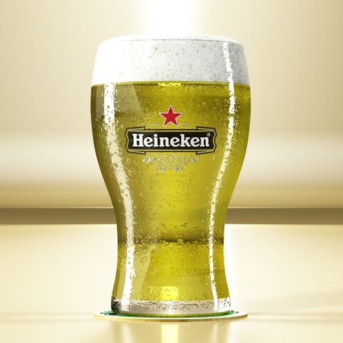 Heineken Beer Collection 3D Model .max .obj .3ds .fbx