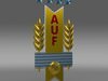 Uruguay football emblem 3D Model .max .obj .3ds .fbx .lwo .lw .lws .c4d