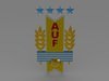Uruguay football emblem 3D Model .max .obj .3ds .fbx .lwo .lw .lws .c4d