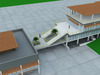 CAteen attached with  office 3D Model .max