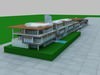CAteen attached with  office 3D Model .max