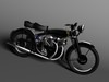 Vincent Black Shadow 1954 3D Model