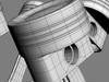 Animated V6 Engine Cylinders 3D Model .max .obj .3ds .fbx .lwo .lw .lws .c4d