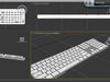 keyboard 3D Model .max .obj .3ds .fbx .ma .mb