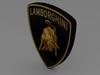 Lamborghini Logo 3D Model .max .obj .3ds .fbx .lwo .lw .lws .c4d