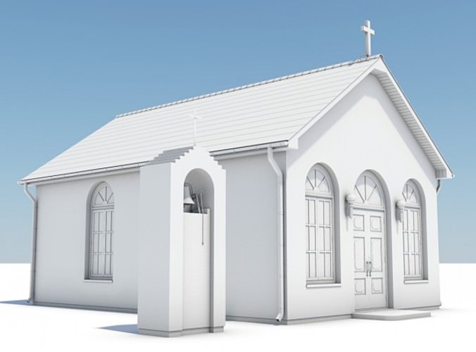 4 Chapel Pack 3D Model 4 Chapel Pack 3D Model .max .obj .3ds .lwo .lw .lws