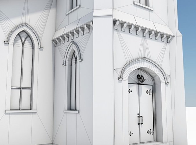 4 Chapel Pack 3D Model 4 Chapel Pack 3D Model .max .obj .3ds .lwo .lw .lws