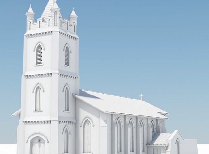 4 Chapel Pack 3D Model 4 Chapel Pack 3D Model .max .obj .3ds .lwo .lw .lws