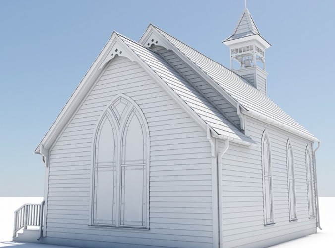 4 Chapel Pack 3D Model 4 Chapel Pack 3D Model .max .obj .3ds .lwo .lw .lws