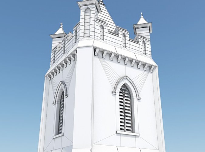 4 Chapel Pack 3D Model 4 Chapel Pack 3D Model .max .obj .3ds .lwo .lw .lws