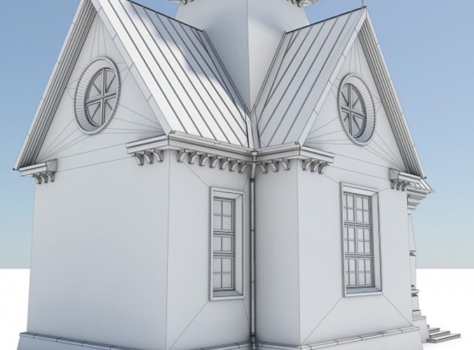 4 Chapel Pack 3D Model 4 Chapel Pack 3D Model .max .obj .3ds .lwo .lw .lws