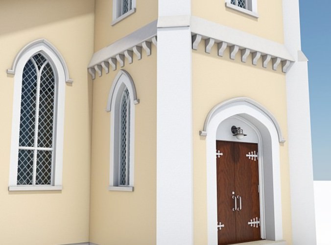 4 Chapel Pack 3D Model 4 Chapel Pack 3D Model .max .obj .3ds .lwo .lw .lws