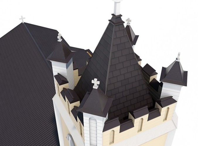 4 Chapel Pack 3D Model 4 Chapel Pack 3D Model .max .obj .3ds .lwo .lw .lws
