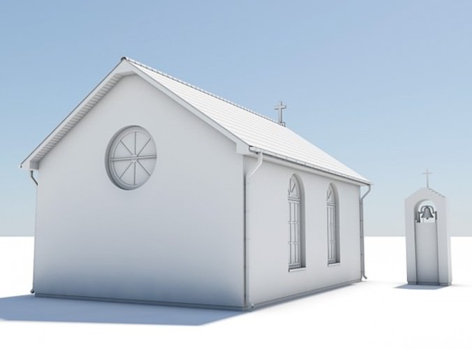 4 Chapel Pack 3D Model 4 Chapel Pack 3D Model .max .obj .3ds .lwo .lw .lws