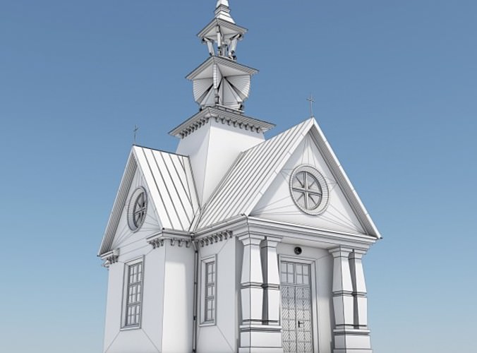 4 Chapel Pack 3D Model 4 Chapel Pack 3D Model .max .obj .3ds .lwo .lw .lws