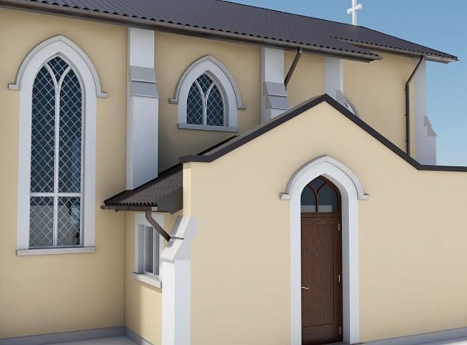 4 Chapel Pack 3D Model 4 Chapel Pack 3D Model .max .obj .3ds .lwo .lw .lws