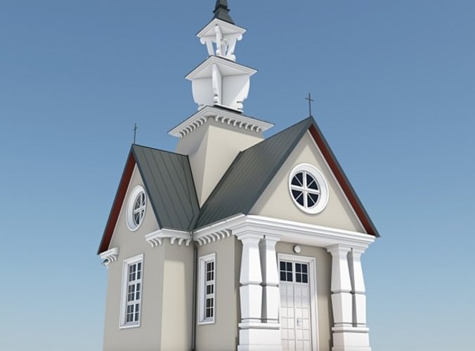 4 Chapel Pack 3D Model 4 Chapel Pack 3D Model .max .obj .3ds .lwo .lw .lws