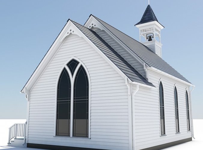 4 Chapel Pack 3D Model 4 Chapel Pack 3D Model .max .obj .3ds .lwo .lw .lws