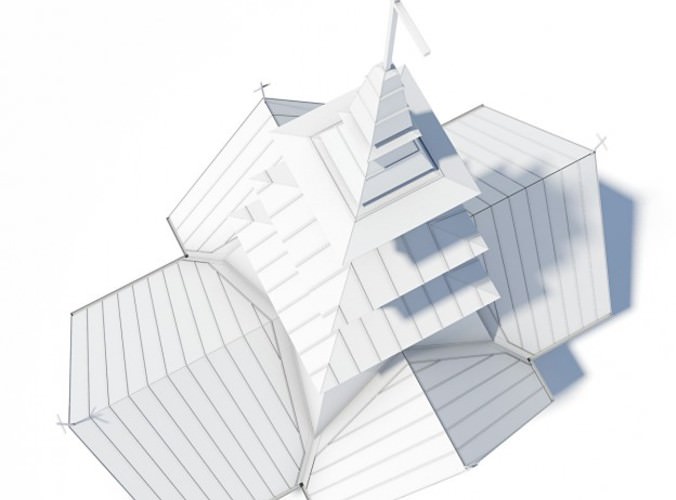 4 Chapel Pack 3D Model 4 Chapel Pack 3D Model .max .obj .3ds .lwo .lw .lws
