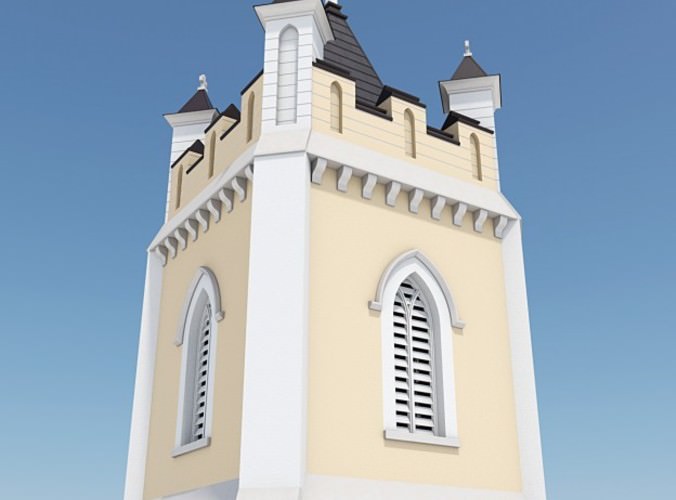 4 Chapel Pack 3D Model 4 Chapel Pack 3D Model .max .obj .3ds .lwo .lw .lws