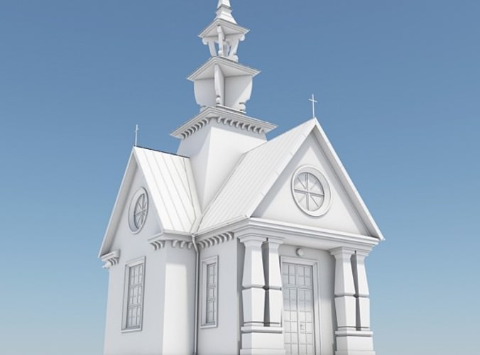 4 Chapel Pack 3D Model 4 Chapel Pack 3D Model .max .obj .3ds .lwo .lw .lws