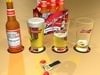 Budweiser Beer Collection. 3D Model .max .obj .3ds .fbx