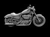 Harley Davidson XL883 Sportster Iron 2012 3D Model .max .obj .3ds .c4d