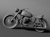 Moto Guzzi 850 California 1969 3D Model .max .obj .3ds .c4d