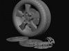 Wheel Kia 2 3D Model .max .obj .3ds .fbx