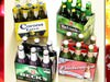Beer Bottle 6 Packs Coasters Opener Set 3D Model