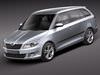 Skoda Fabia Combi 2011 3D Model