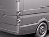 Volkswagen Crafter Van Long 2011 3D Model .max .obj .3ds .fbx .lwo .lw .lws .c4d