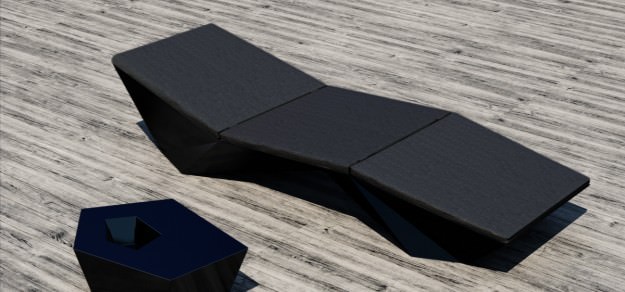 vondom faz chaise lounge 3D Model .max .obj