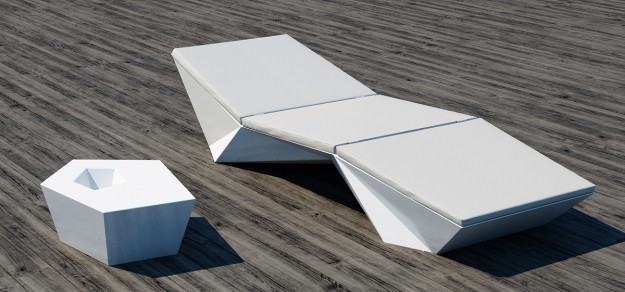 vondom faz chaise lounge 3D Model .max .obj