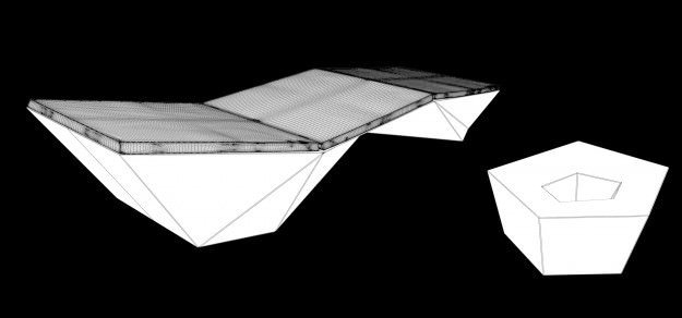 vondom faz chaise lounge 3D Model .max .obj