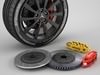 Wheel Mercedes CLS 3 3D Model .max .obj .3ds .fbx