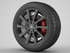 Wheel Mercedes CLS 3 3D Model .max .obj .3ds .fbx