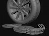 Wheel Mercedes CLS 3 3D Model .max .obj .3ds .fbx