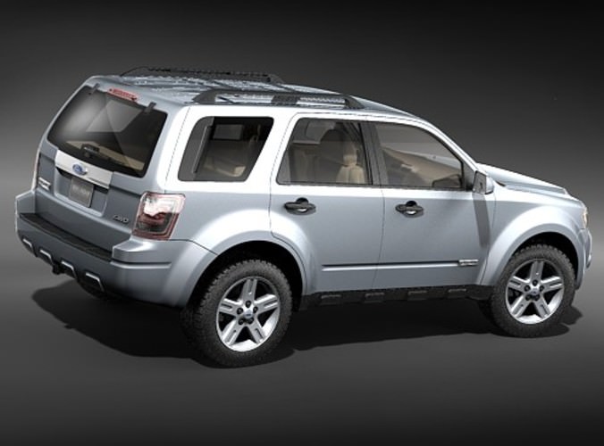 ford escape 2006 2009 3D Model .max .3ds