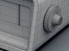 Retro Style Radio Alarm Flip Clock 3D Model .max .obj .3ds .fbx .lwo .lw .lws .c4d