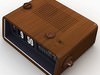 Retro Style Radio Alarm Flip Clock 3D Model .max .obj .3ds .fbx .lwo .lw .lws .c4d
