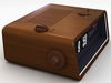 Retro Style Radio Alarm Flip Clock 3D Model .max .obj .3ds .fbx .lwo .lw .lws .c4d