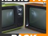 Retro Style Television Sets Pack 3D Model