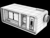Retro Style Alarm Flip Clock 3D Model .max .obj .3ds .fbx .lwo .lw .lws .c4d